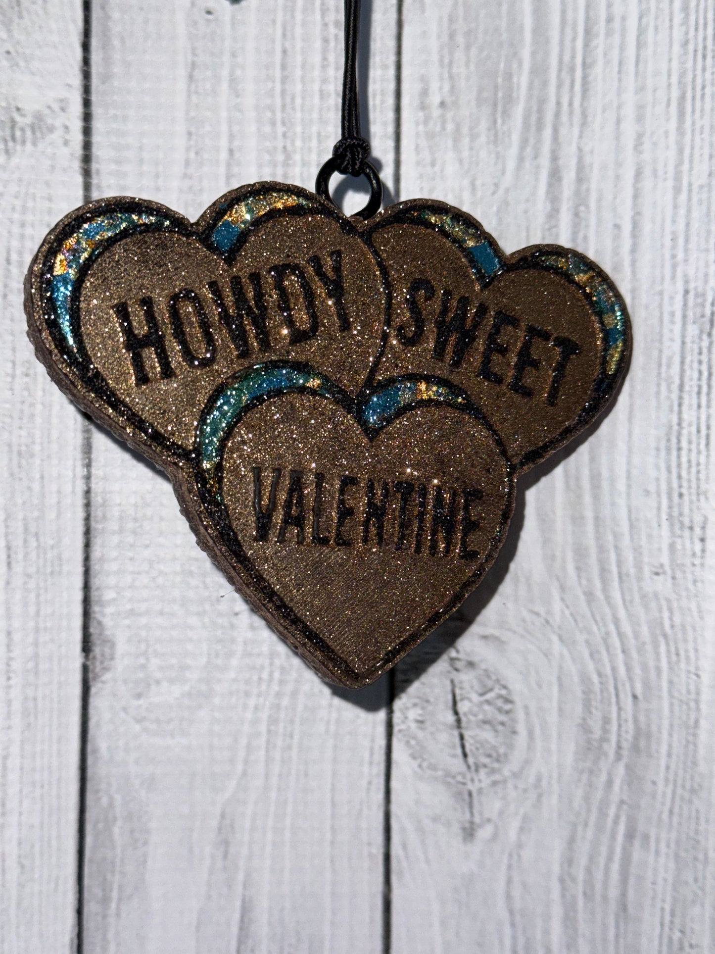 Howdy Sweet Valentine Car Freshie