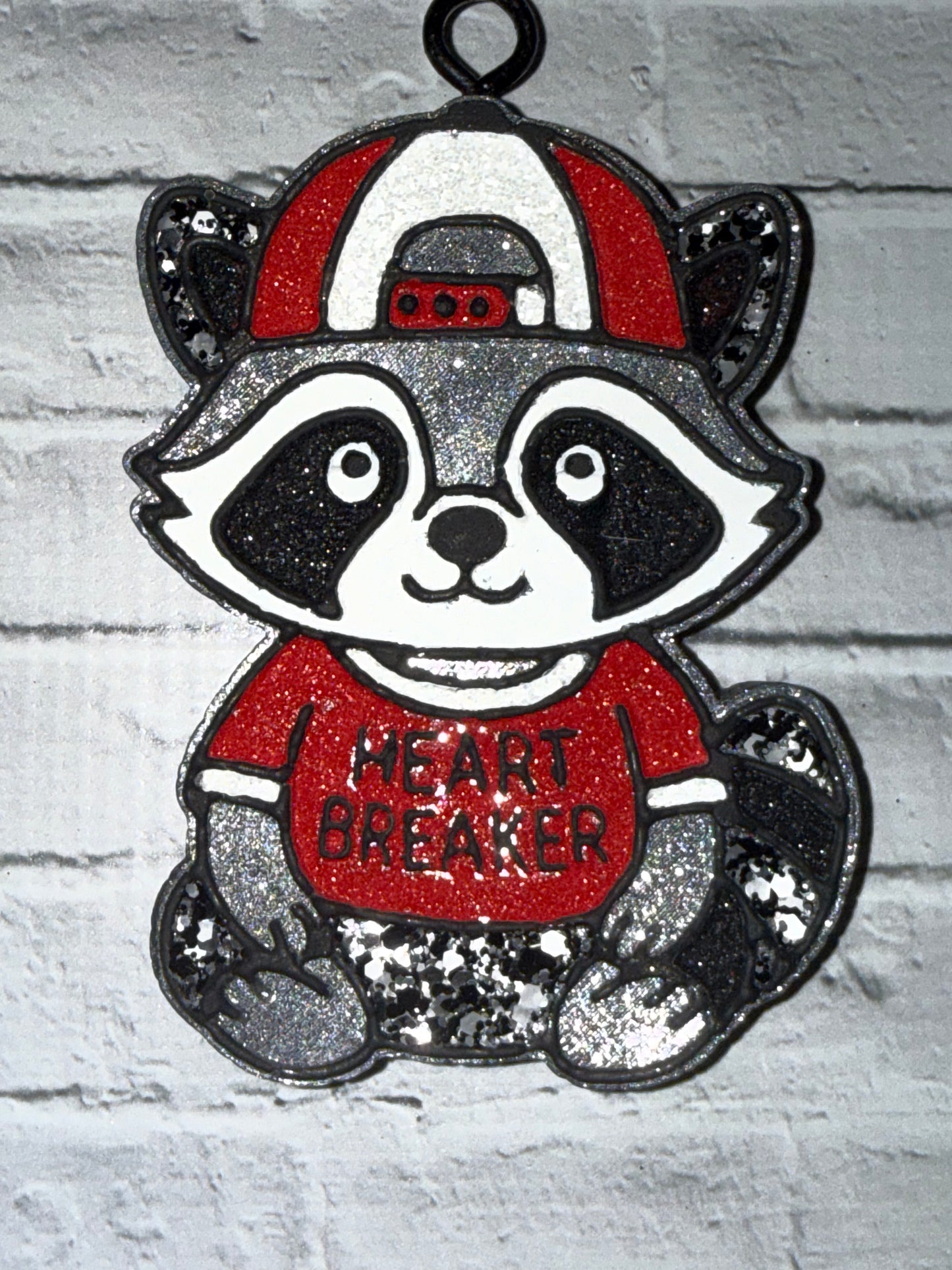 Raccoon Heart Breaker Car Freshie