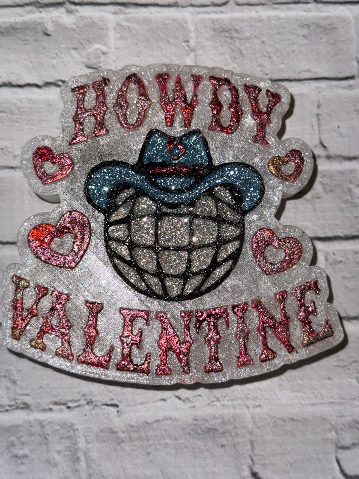 Howdy Valentine Car Freshie