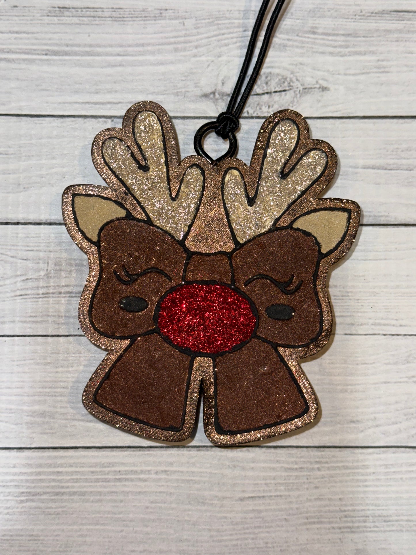 Reindeer Bow Car Freshie