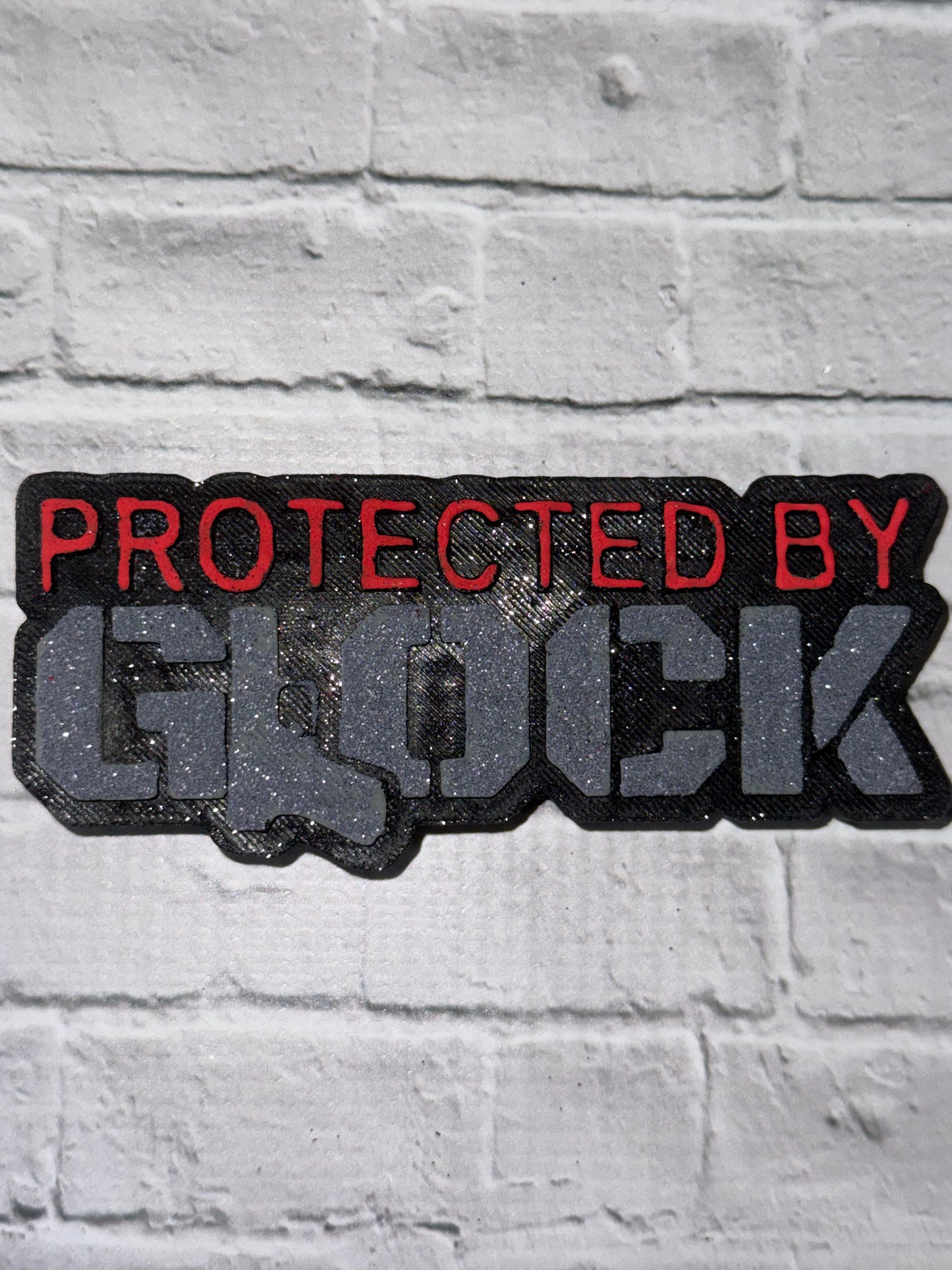 Protected By Glock Car Freshie