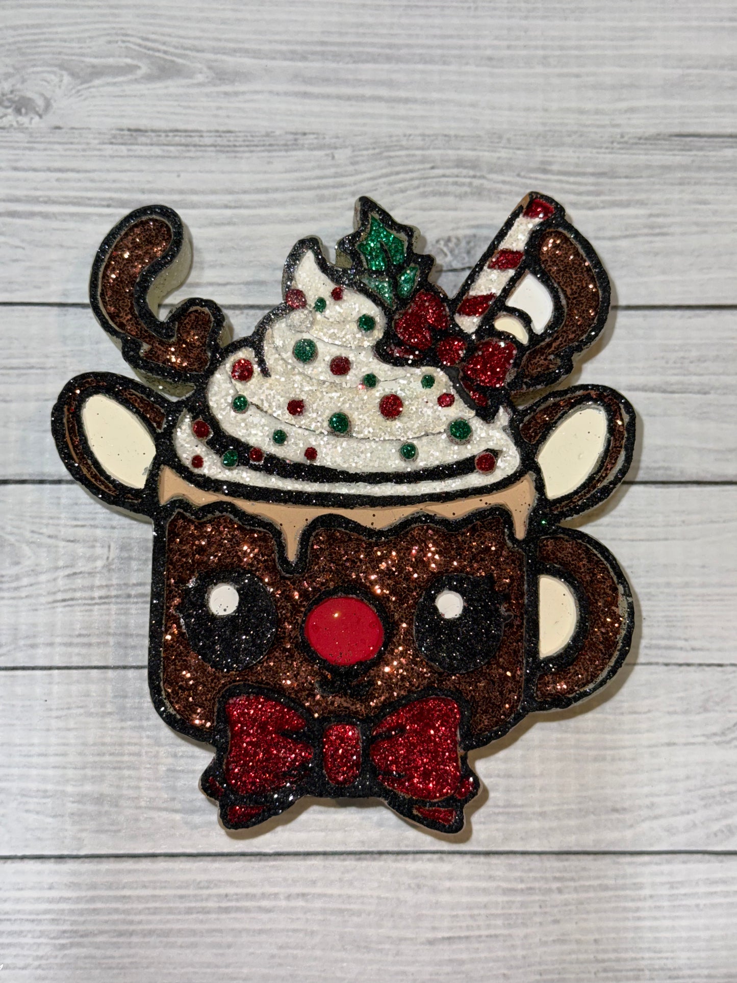 Reindeer Hot chocolate Car Freshie